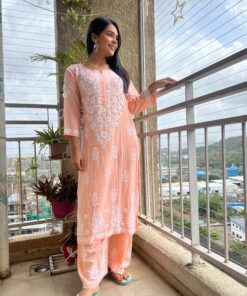 Sonal Chikankari Modal Co-ord Set